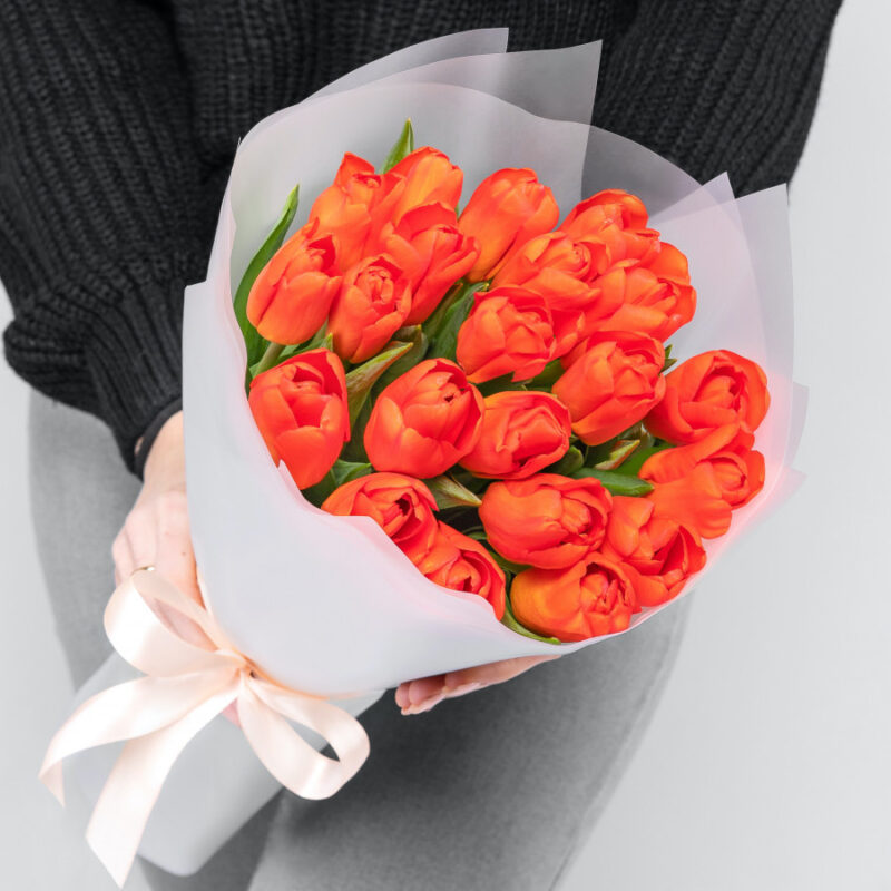 Оранжевые Тюльпаны